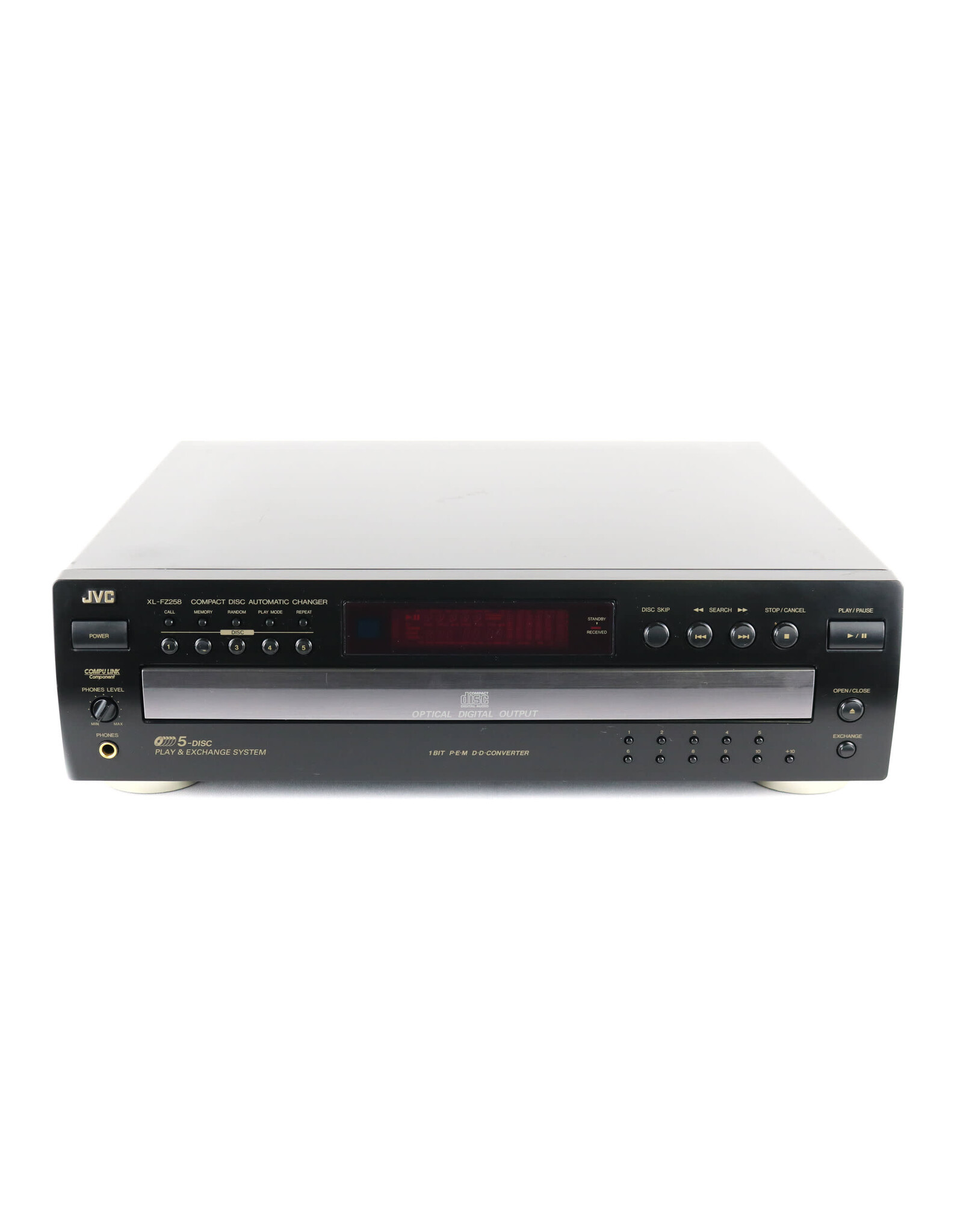 JVC JVC XL-FZ258 5-Disc CD Player USED