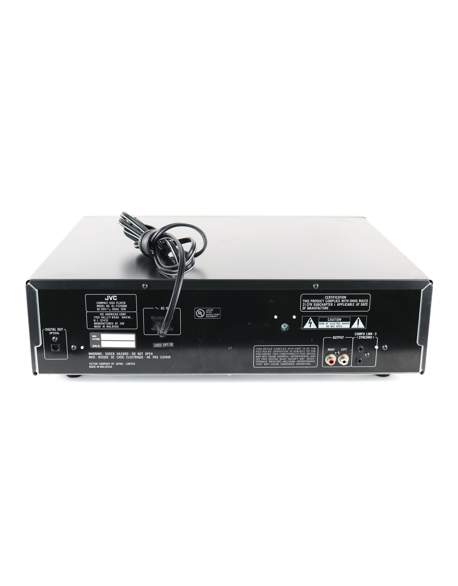 JVC JVC XL-FZ258 5-Disc CD Player USED