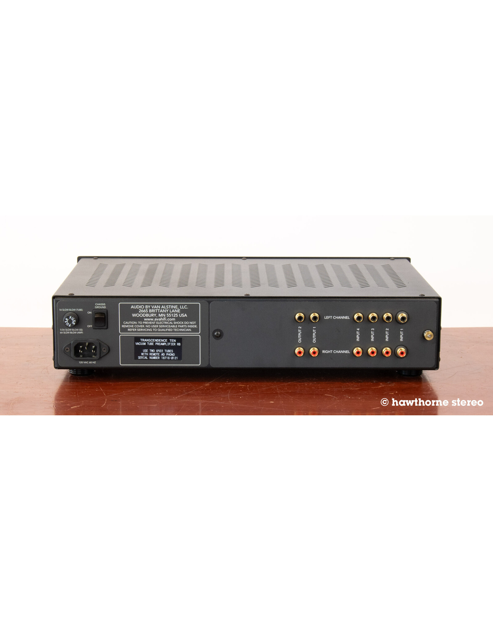 Van Alstine Van Alstine Transcendence 10 RB Preamp USED
