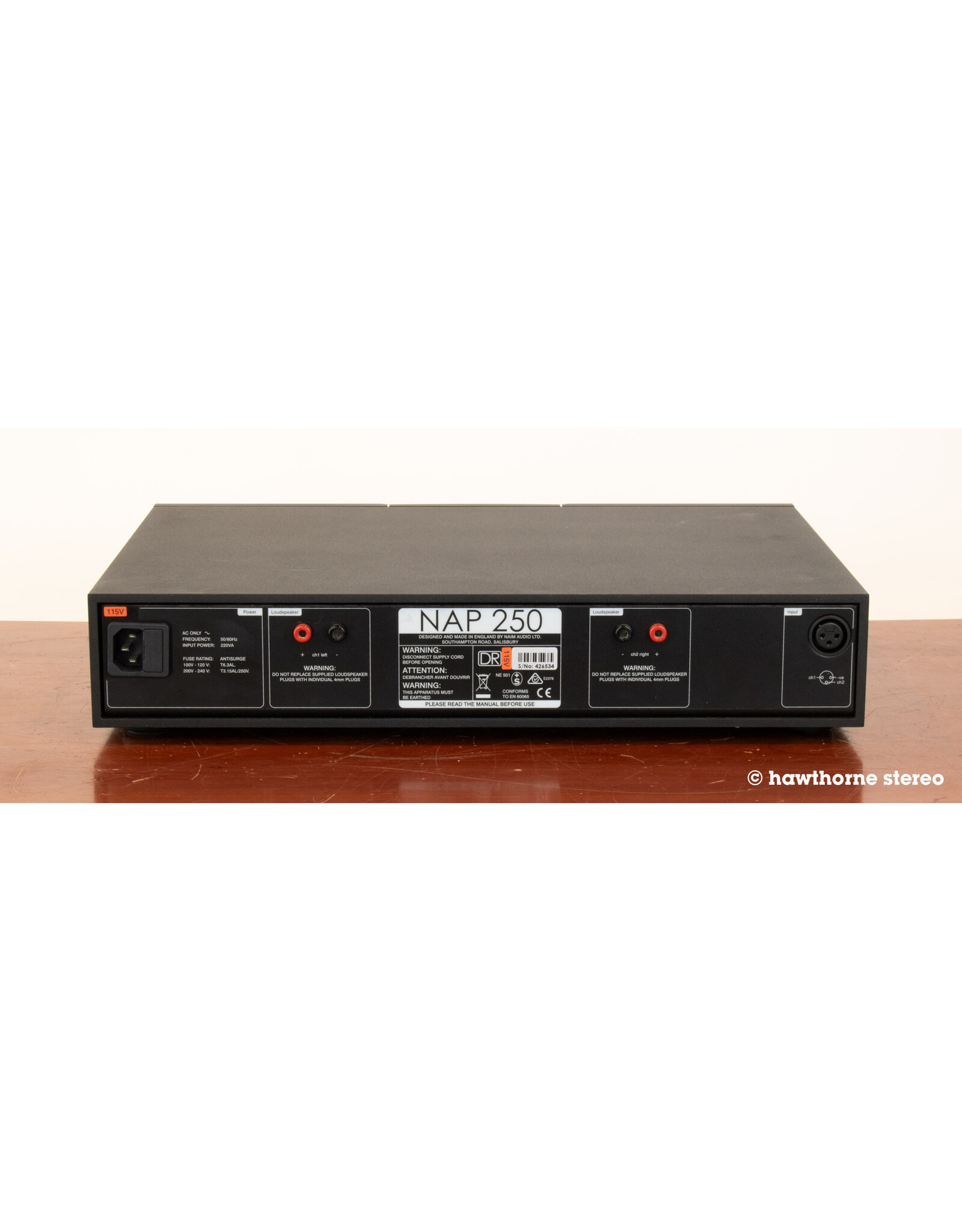 Naim Audio Naim Audio NAP 250 DR Power Amp USED