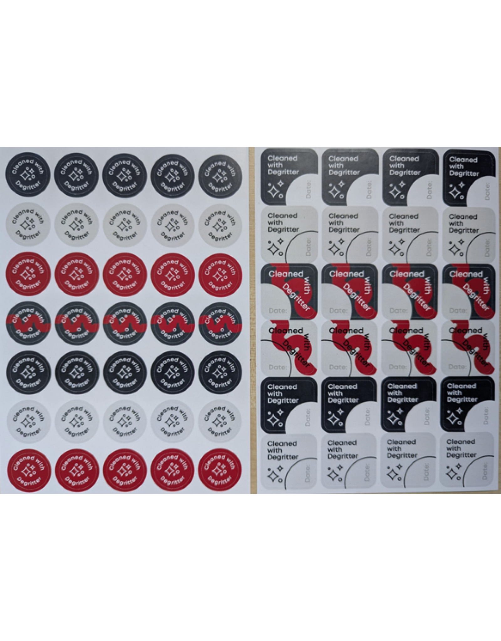 Degritter Degritter Sticker Pack