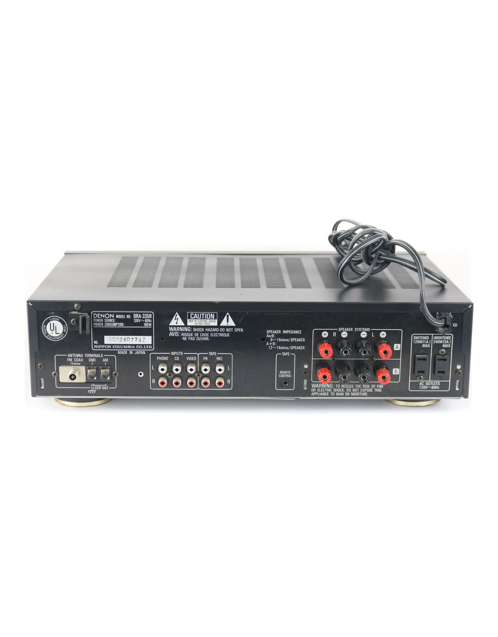 Denon Denon DRA-335R Receiver USED