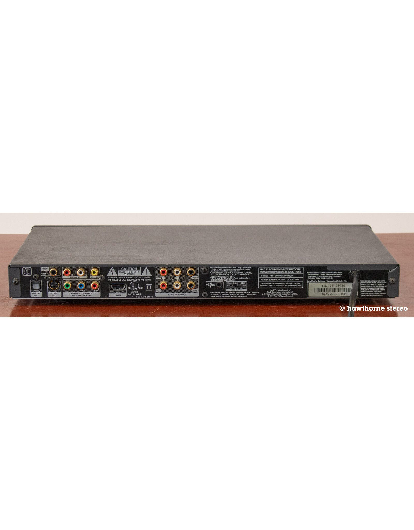 NAD NAD T534 DVD CD Player USED
