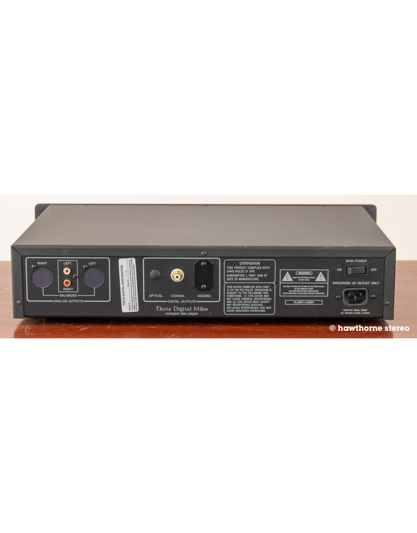 Theta Theta Miles CD Player USED