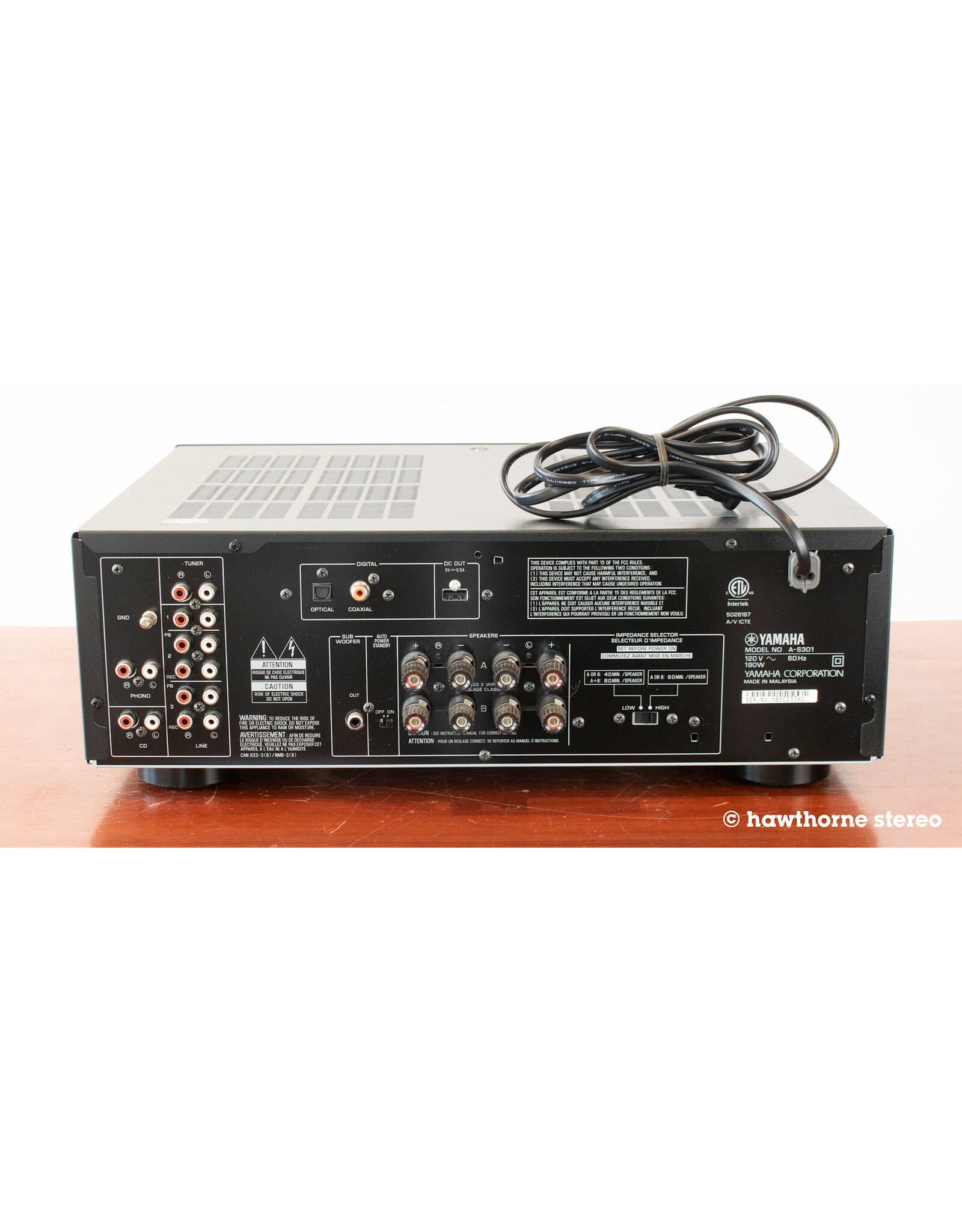 Yamaha Yamaha A-S301 Integrated Amp USED