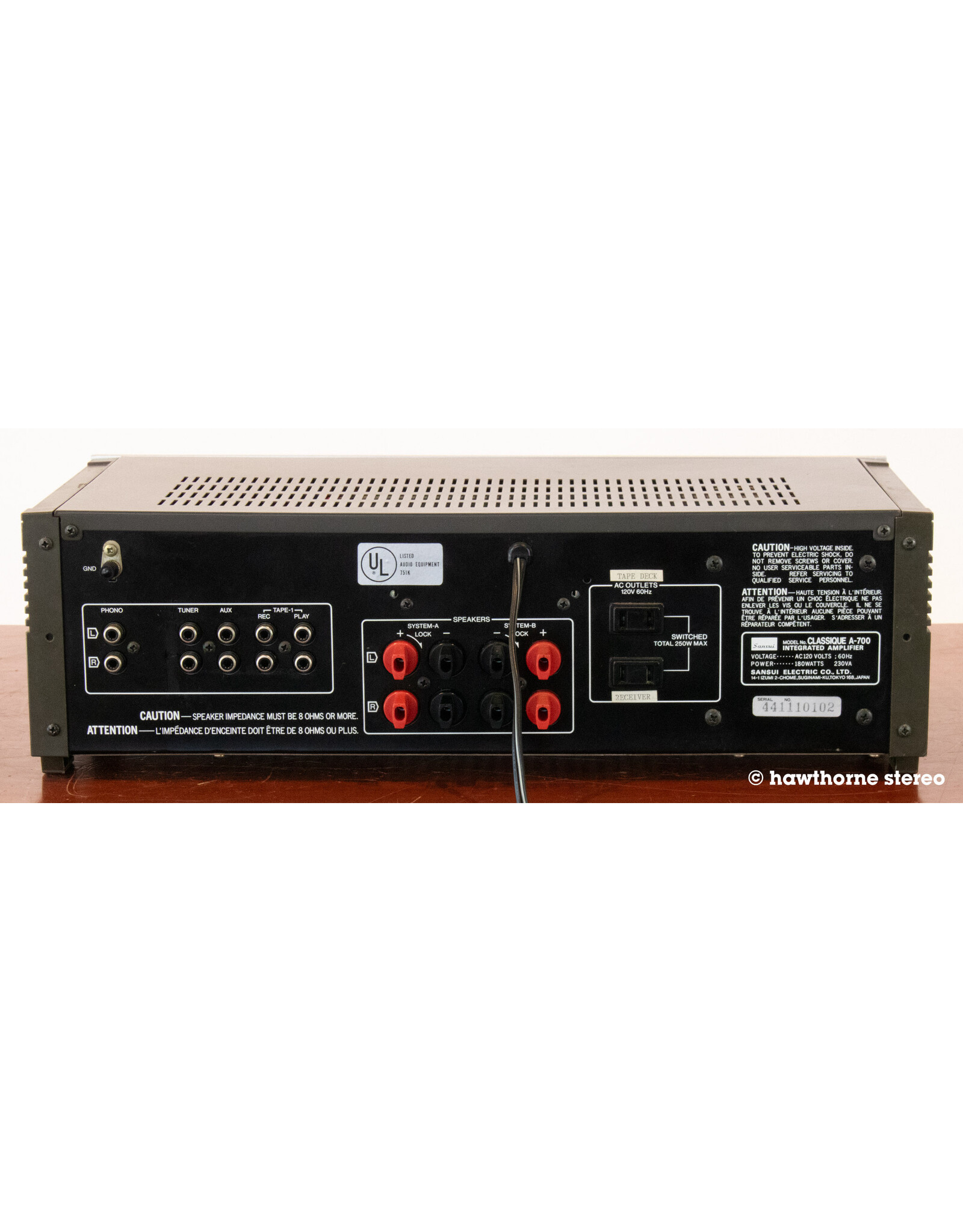 Sansui Sansui A-700 Integrated Amp USED