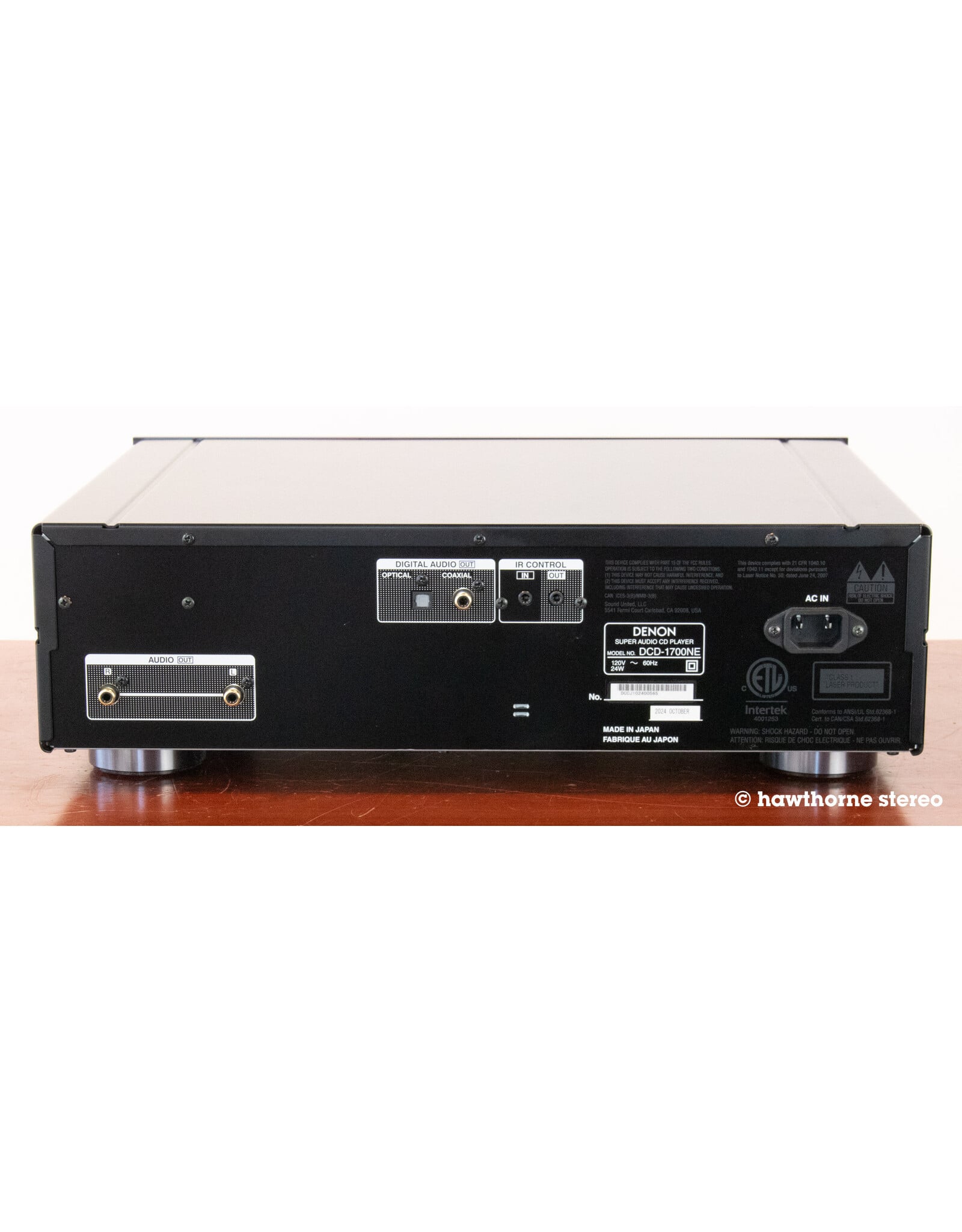 Denon Denon DCD-1700NE SACD CD Player USED