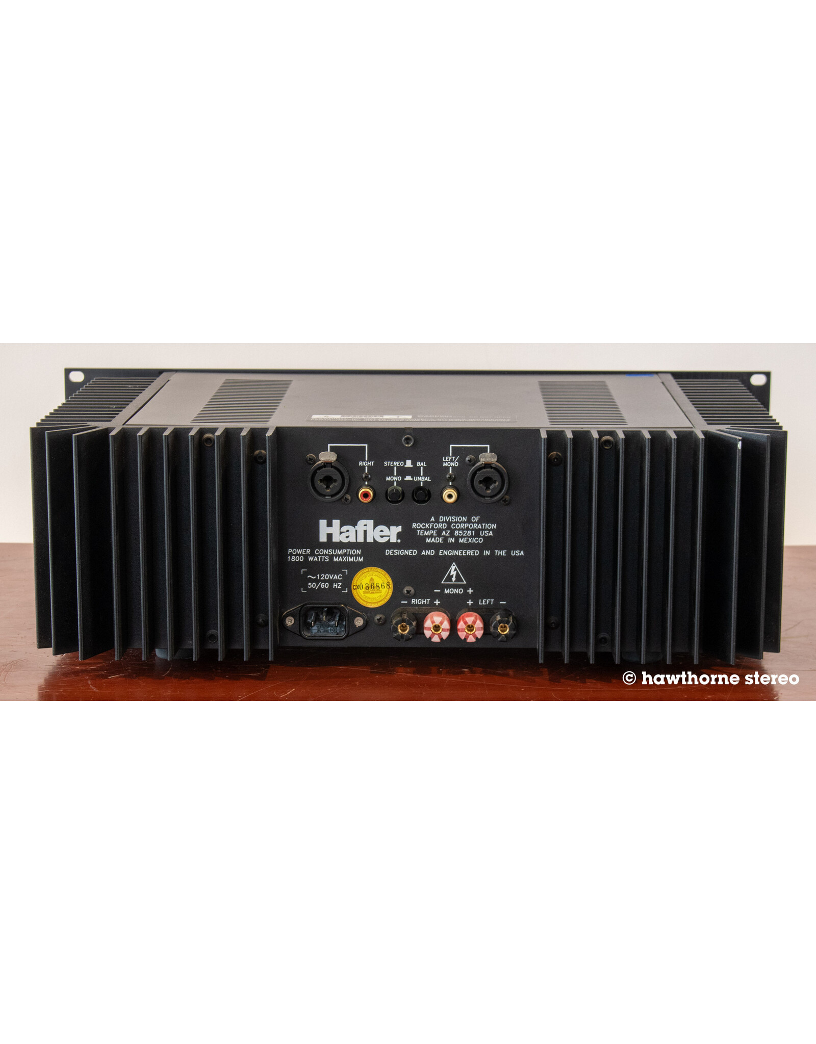 Hafler Hafler 9505 Power Amp USED