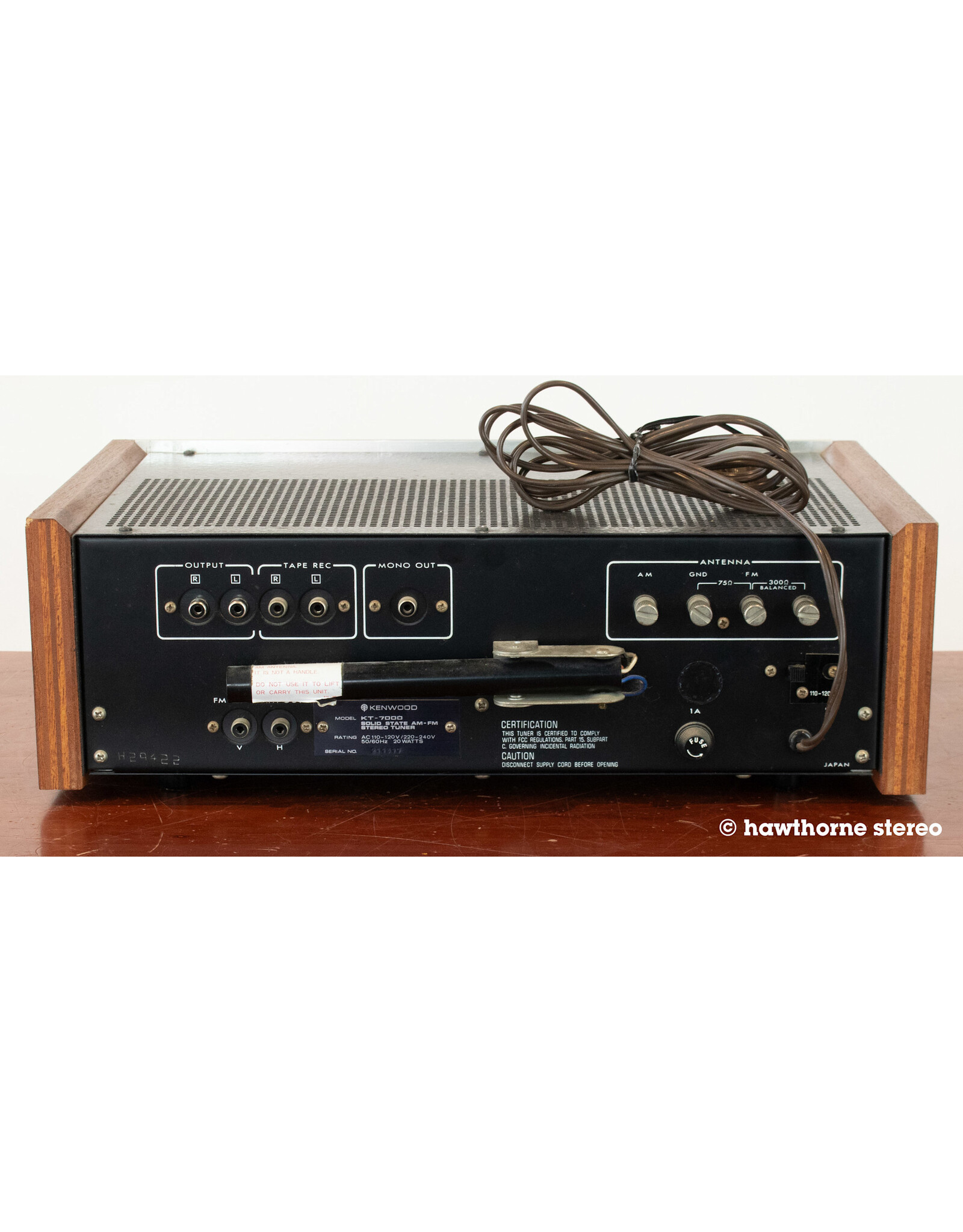 Kenwood Kenwood KT-7000 Tuner USED