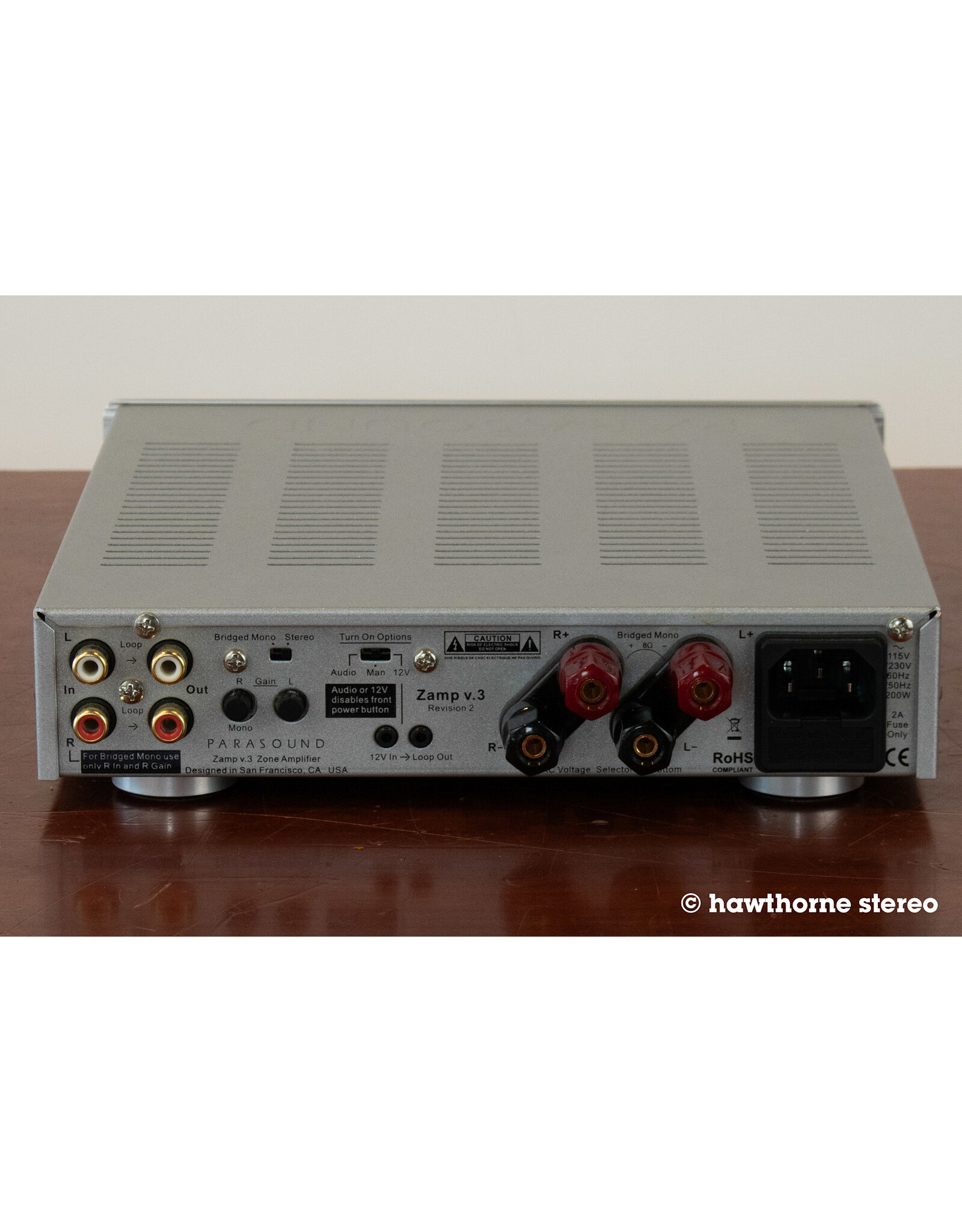 Parasound Parasound Zamp v.3 Rev 2 Power Amp USED