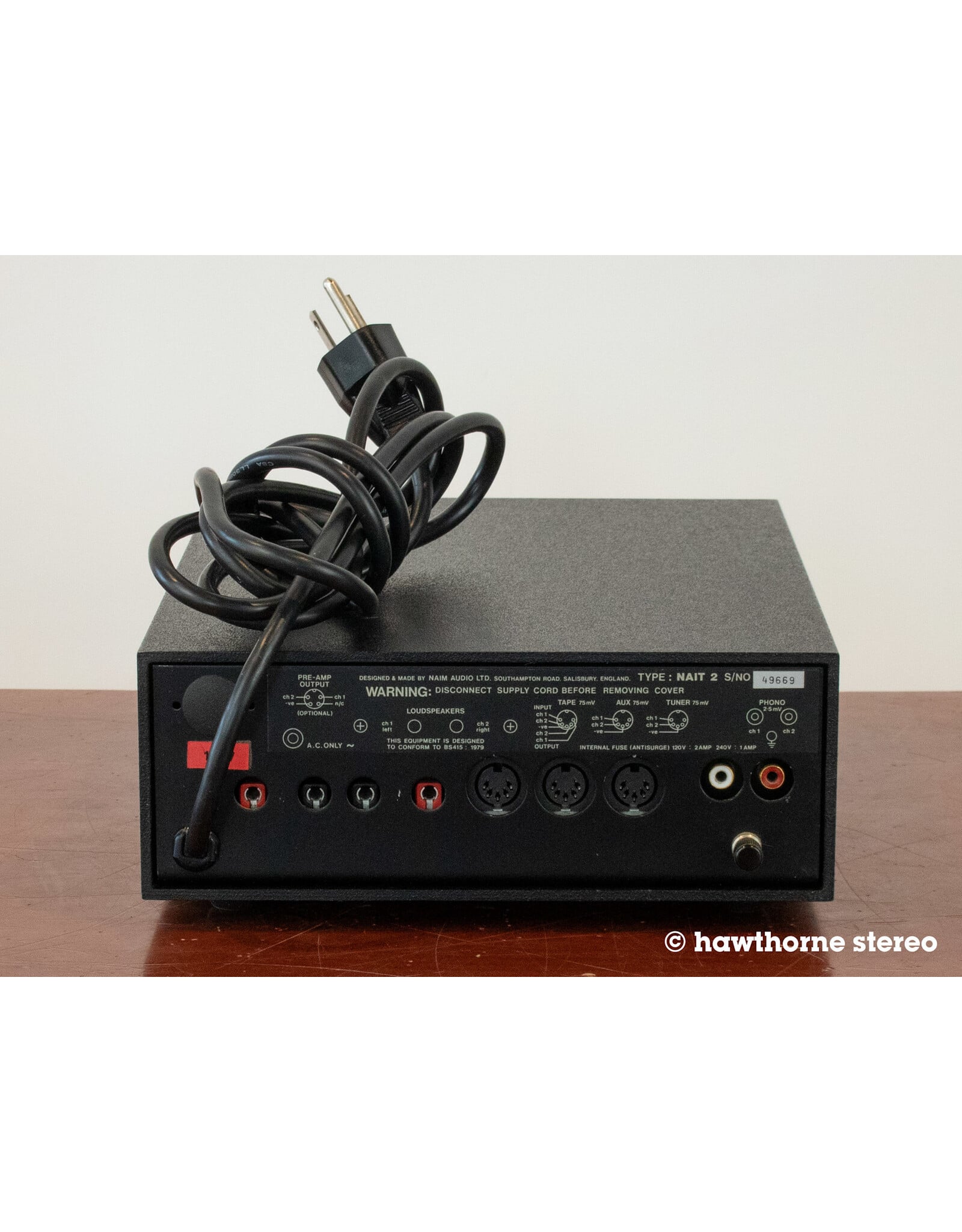 Naim Audio Naim Audio NAIT 2 Chrome Bumper Integrated Amp USED