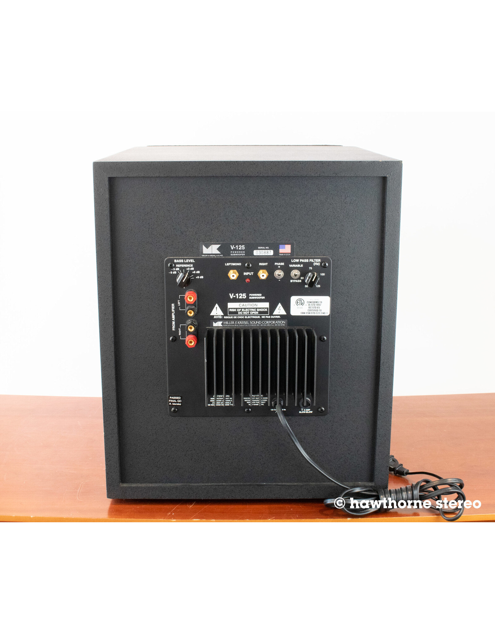 M&K M&K V-125 Subwoofer USED