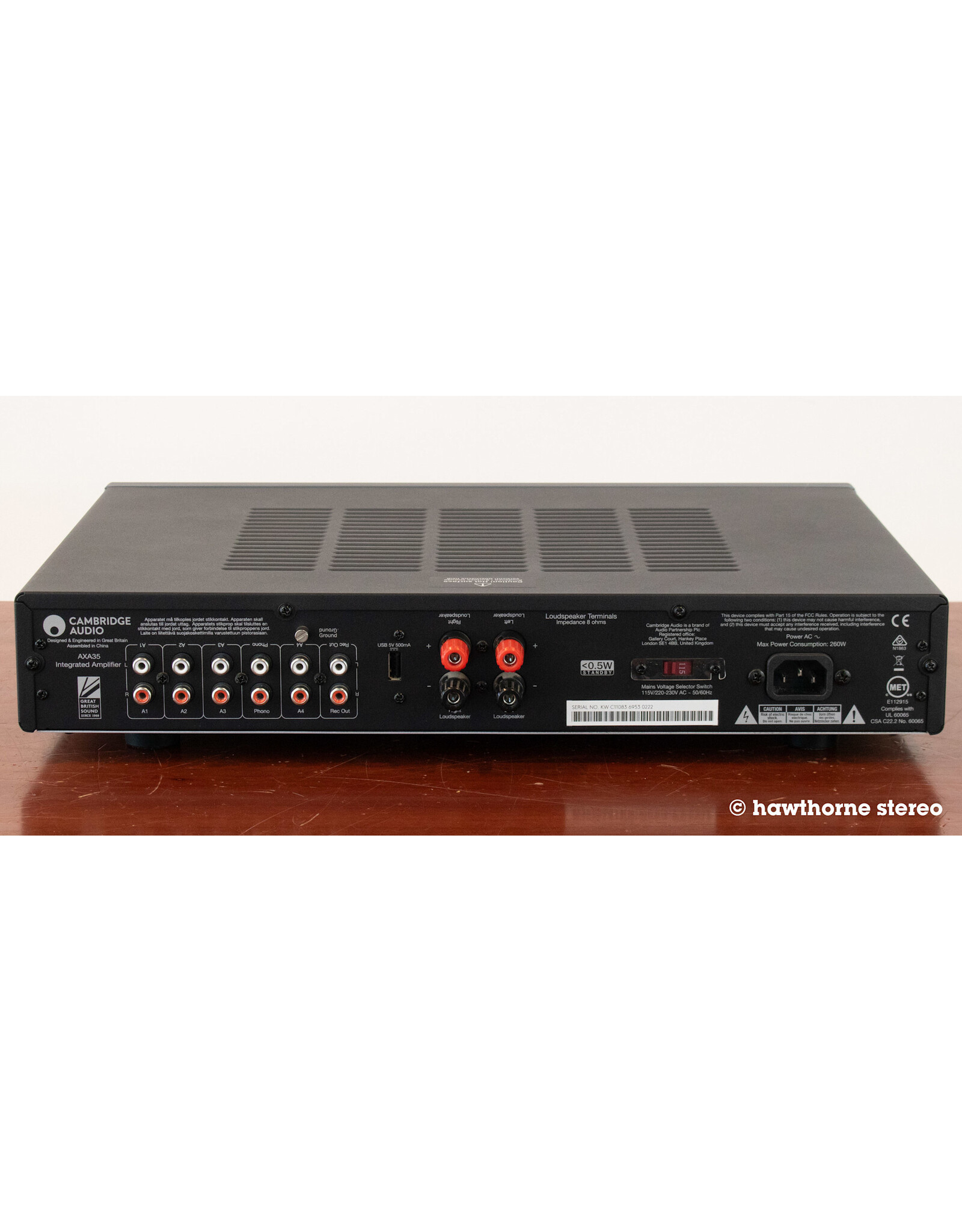 Cambridge Audio Cambridge Audio AXA35 Integrated Amp USED