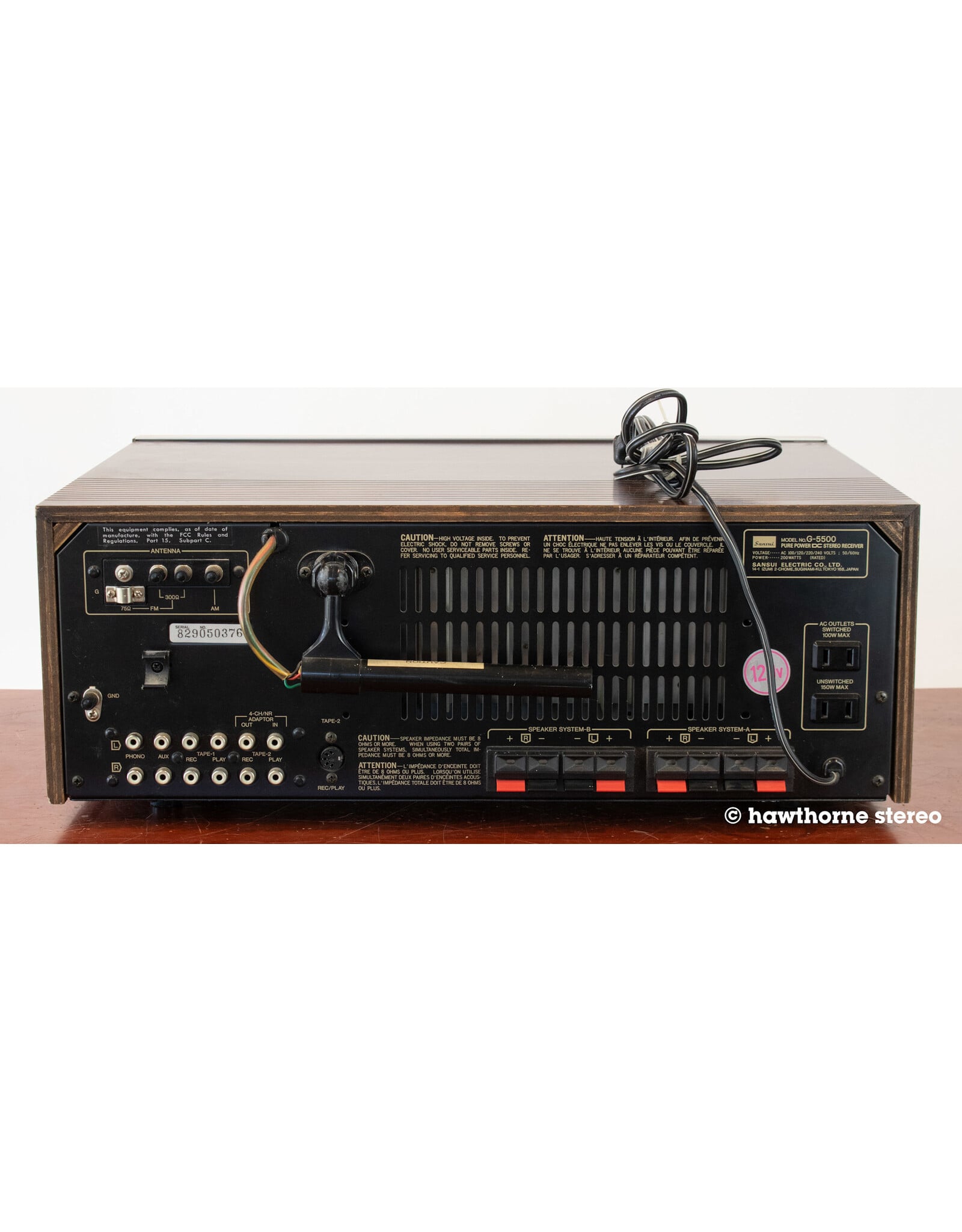 Sansui Sansui G-5500 Receiver USED