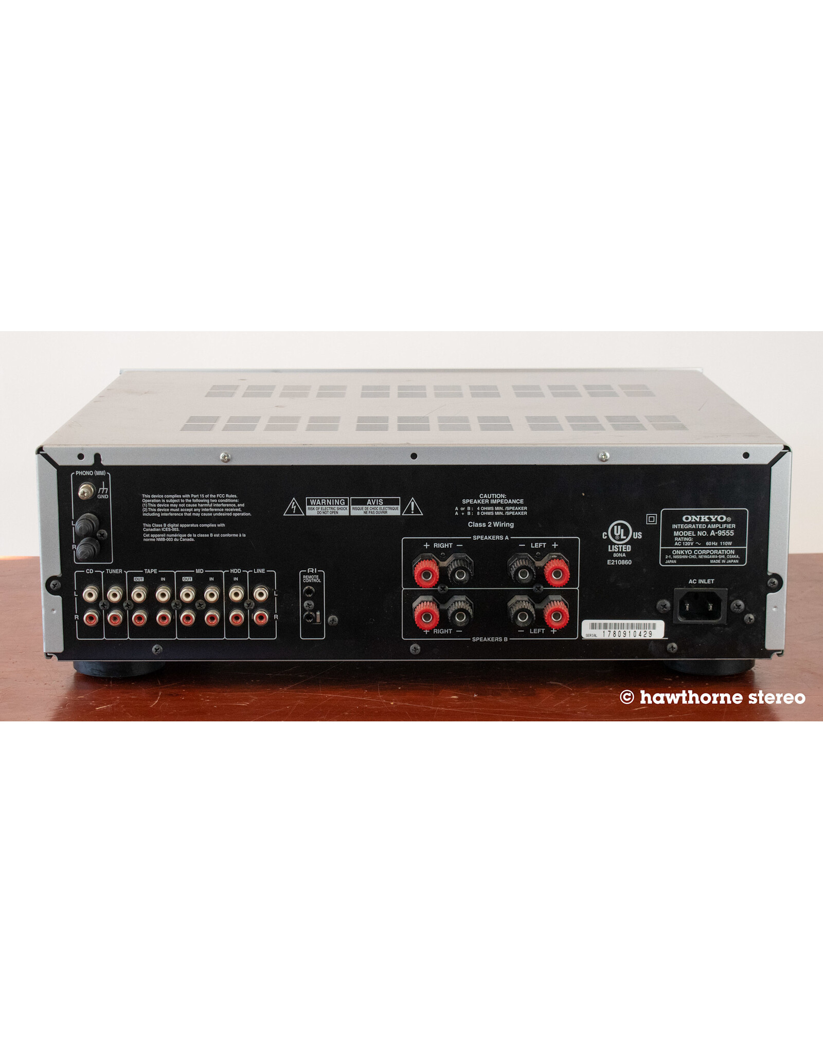 Onkyo Onkyo A-9555 Integrated Amp USED