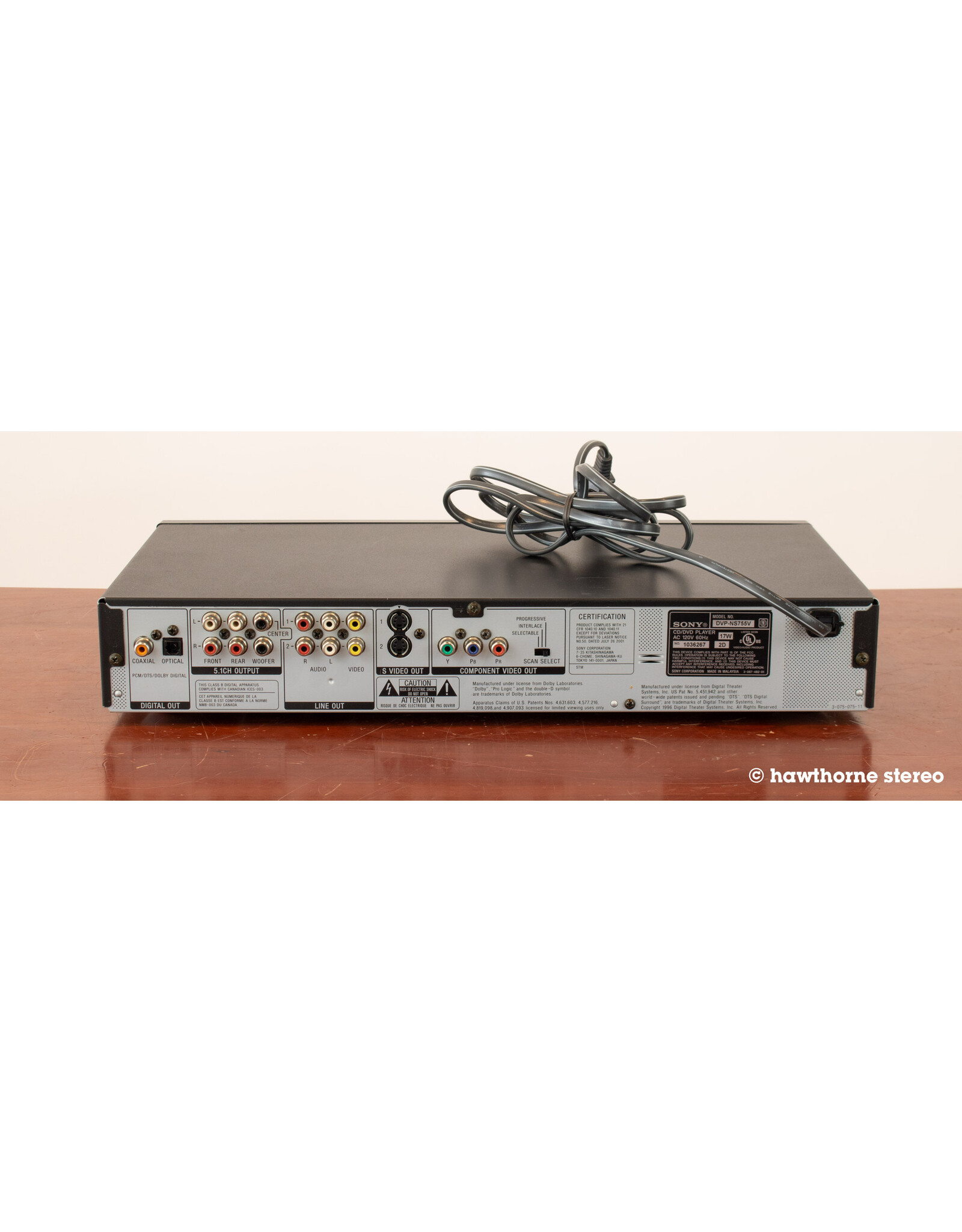 Sony Sony DVP-NS755V DVD CD Player USED