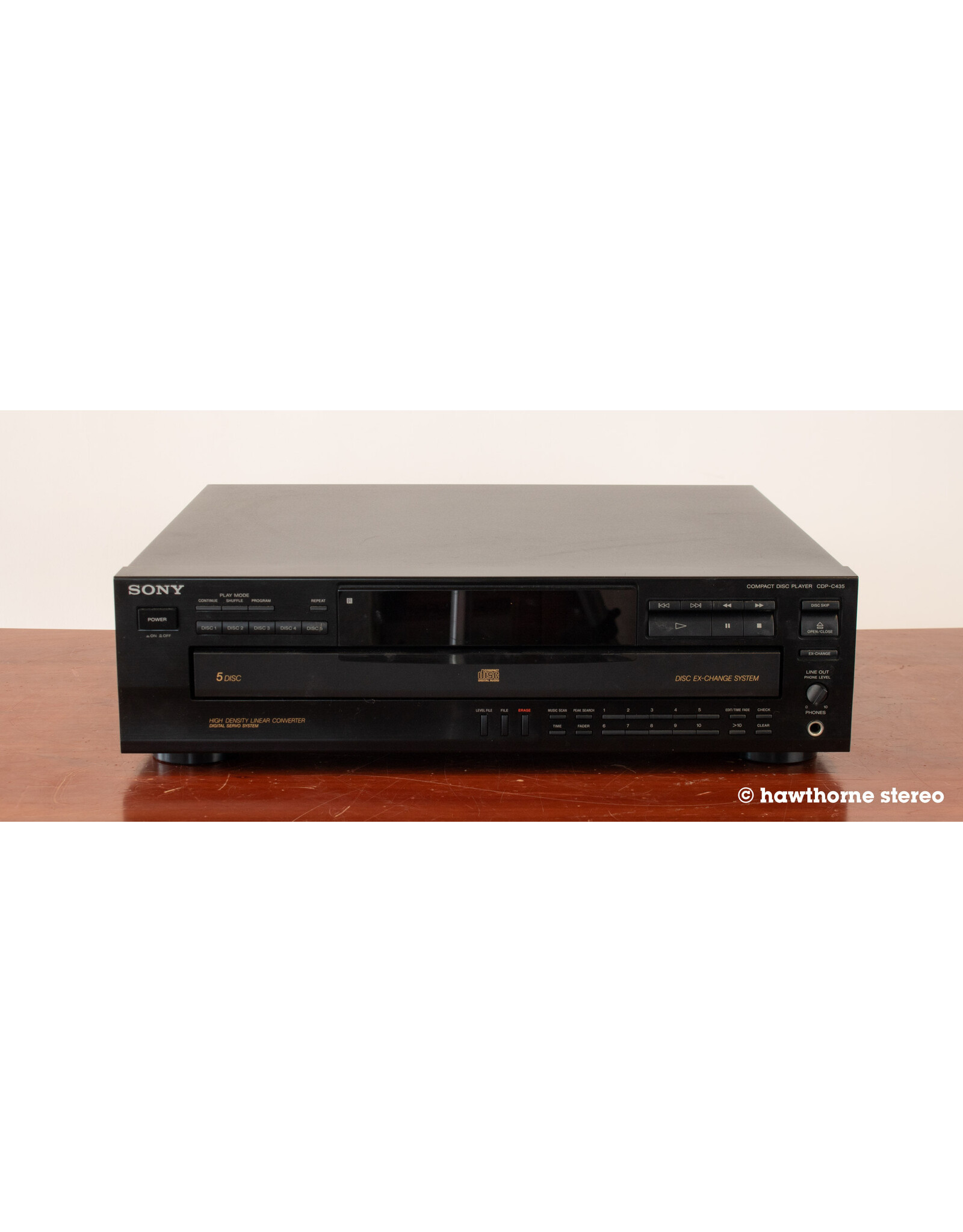 Sony Sony CDP-C435 5-Disc CD Player USED