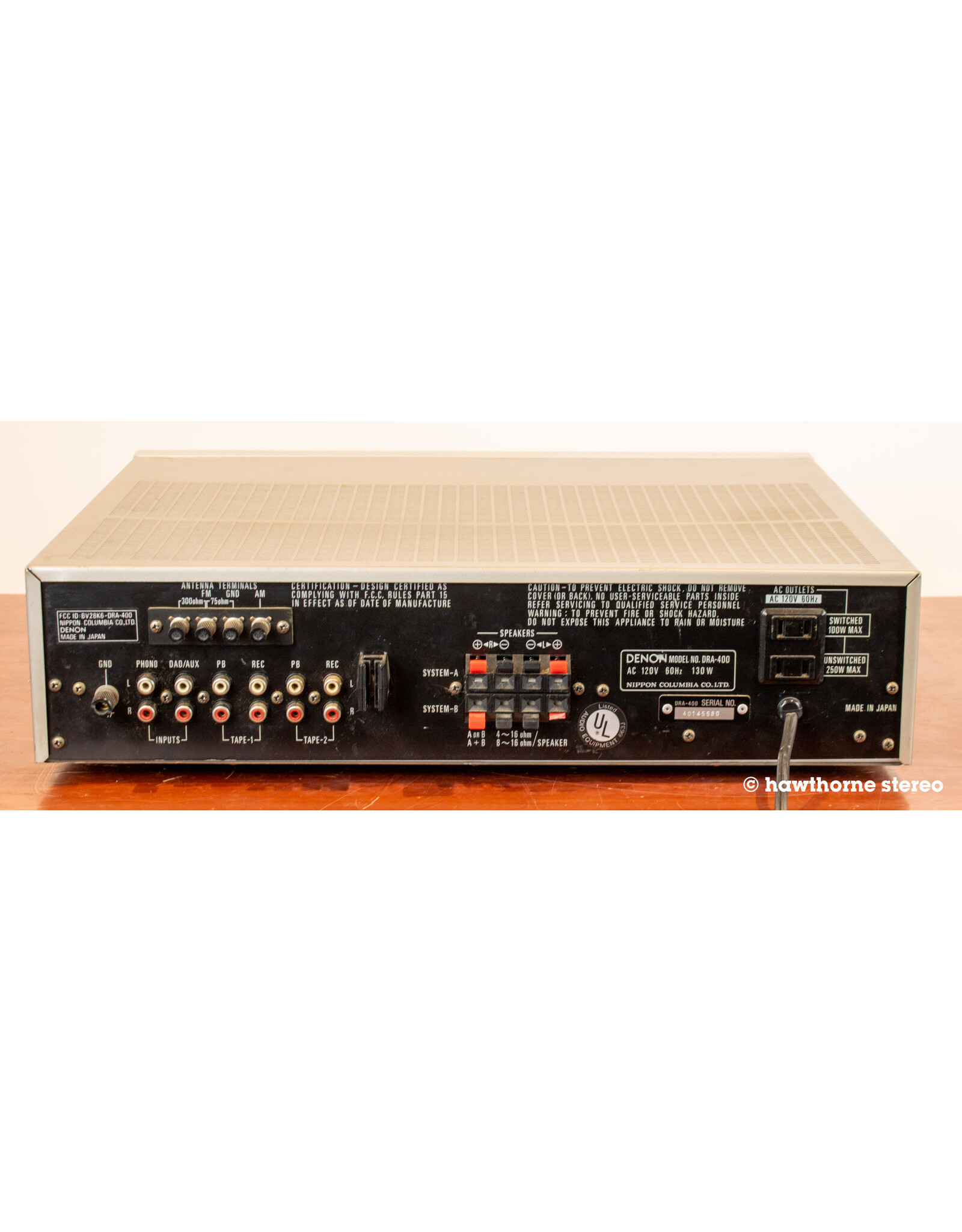 Denon Denon DRA-400 Receiver USED
