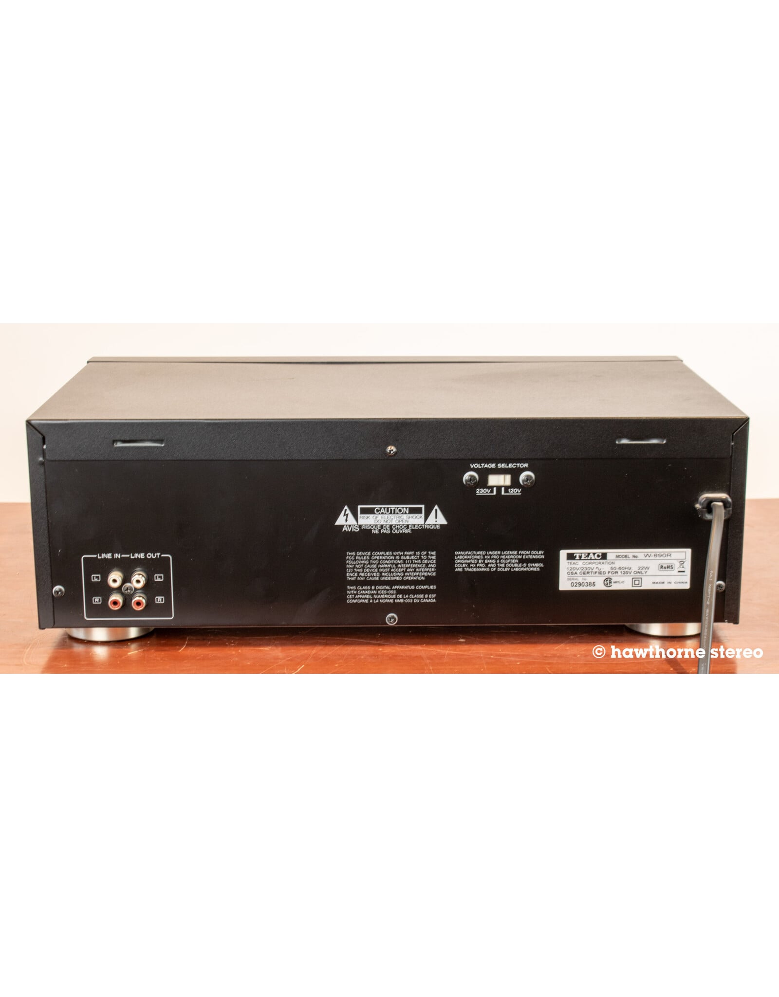 Teac Teac W-890 Cassette Deck USED