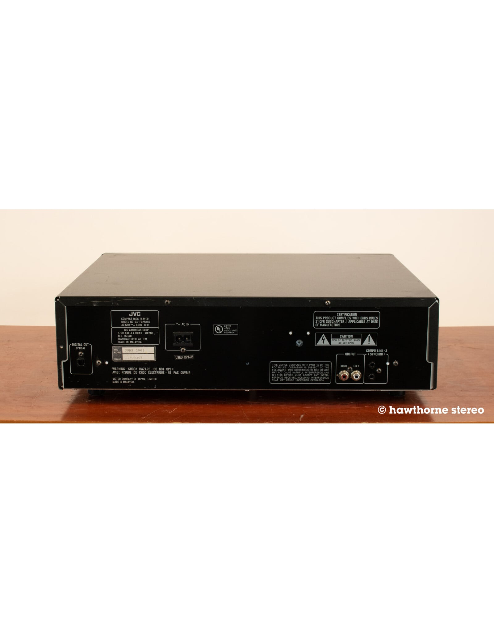 JVC JVC XL-FZ258BK 5-Disc CD Player USED