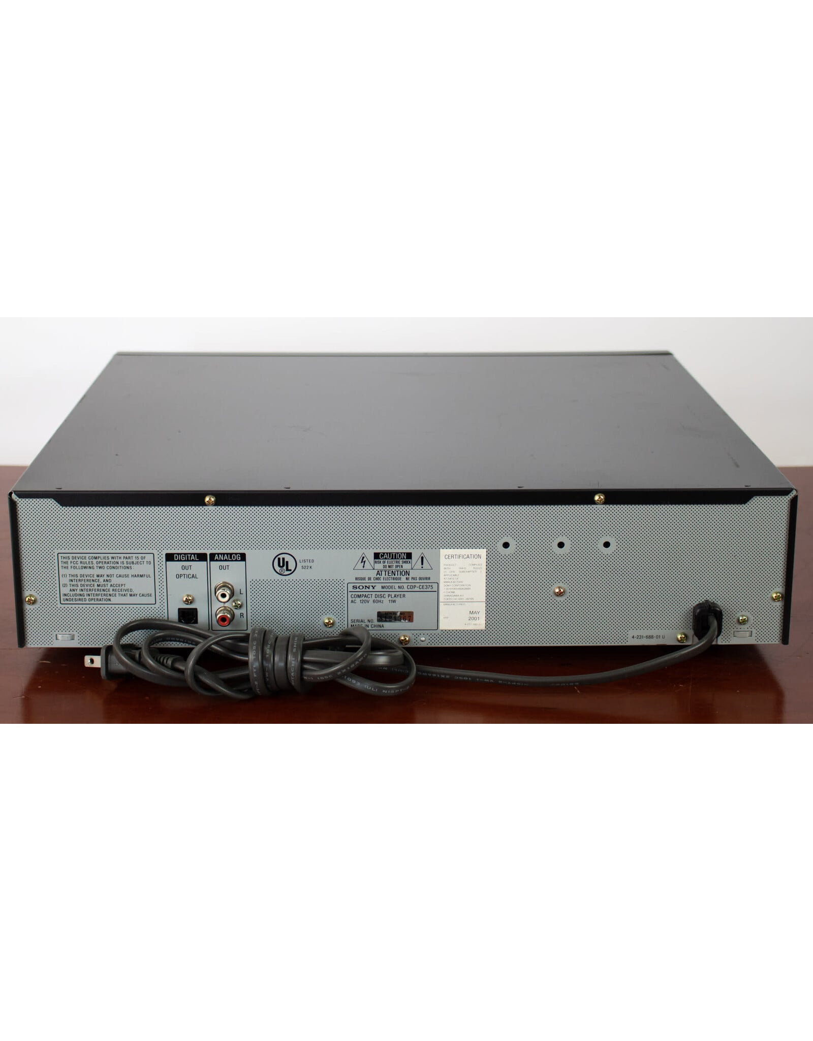 Sony Sony CDP-CE375 5-Disc CD Player USED