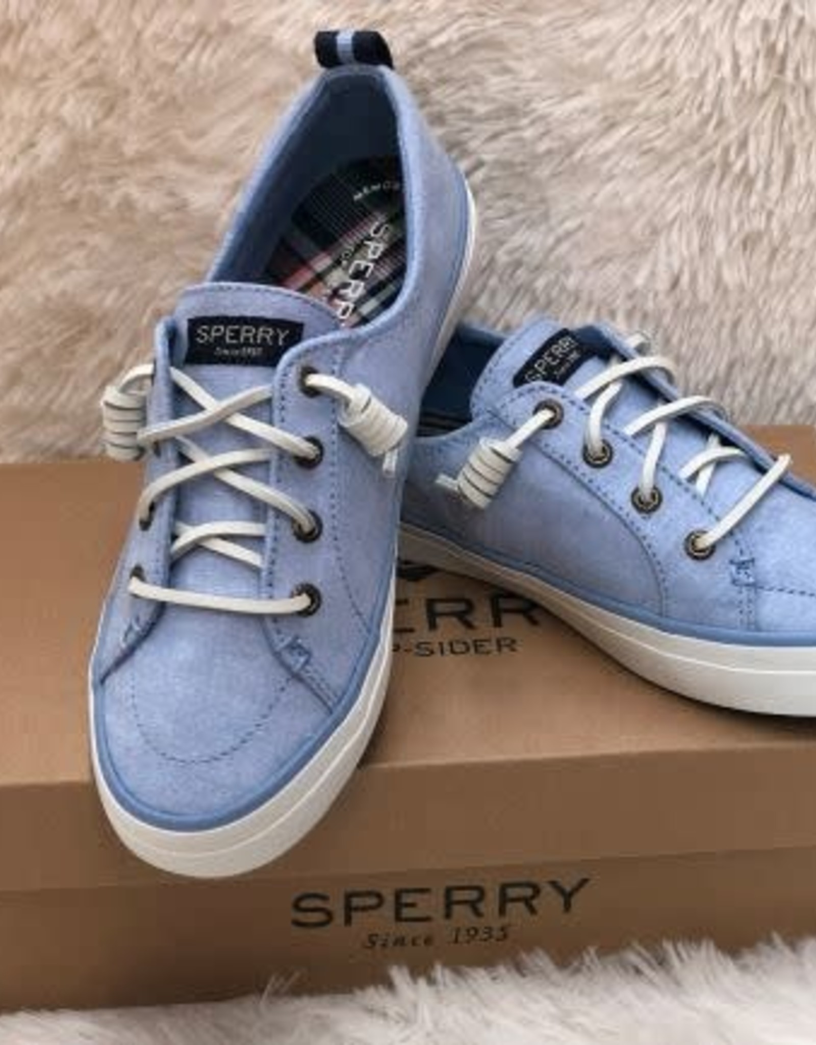 denim sperrys