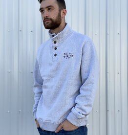 Chi Worthy CW UNFBH 1/4 button Henley