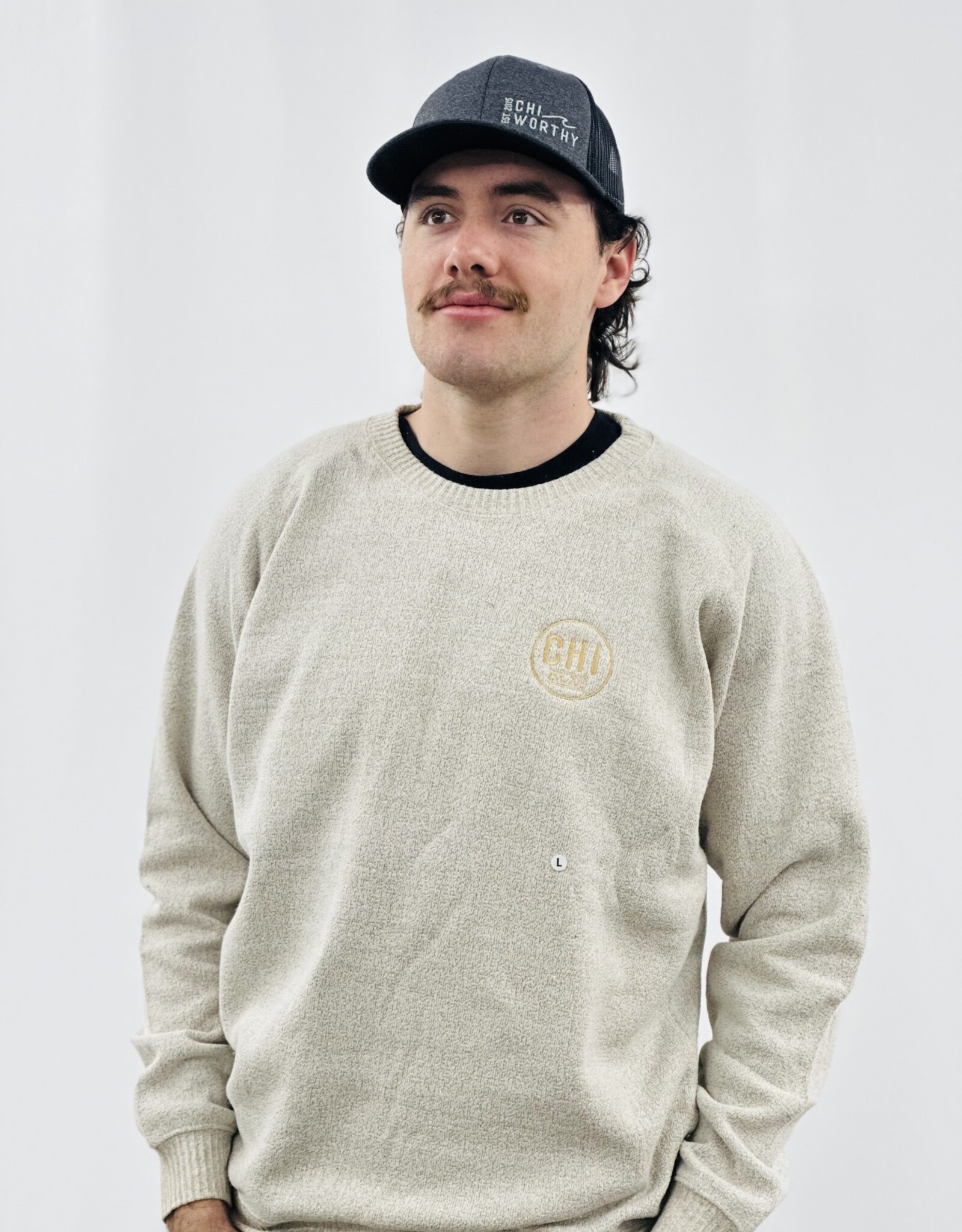 Chi Worthy CW 803 Embroidered crew