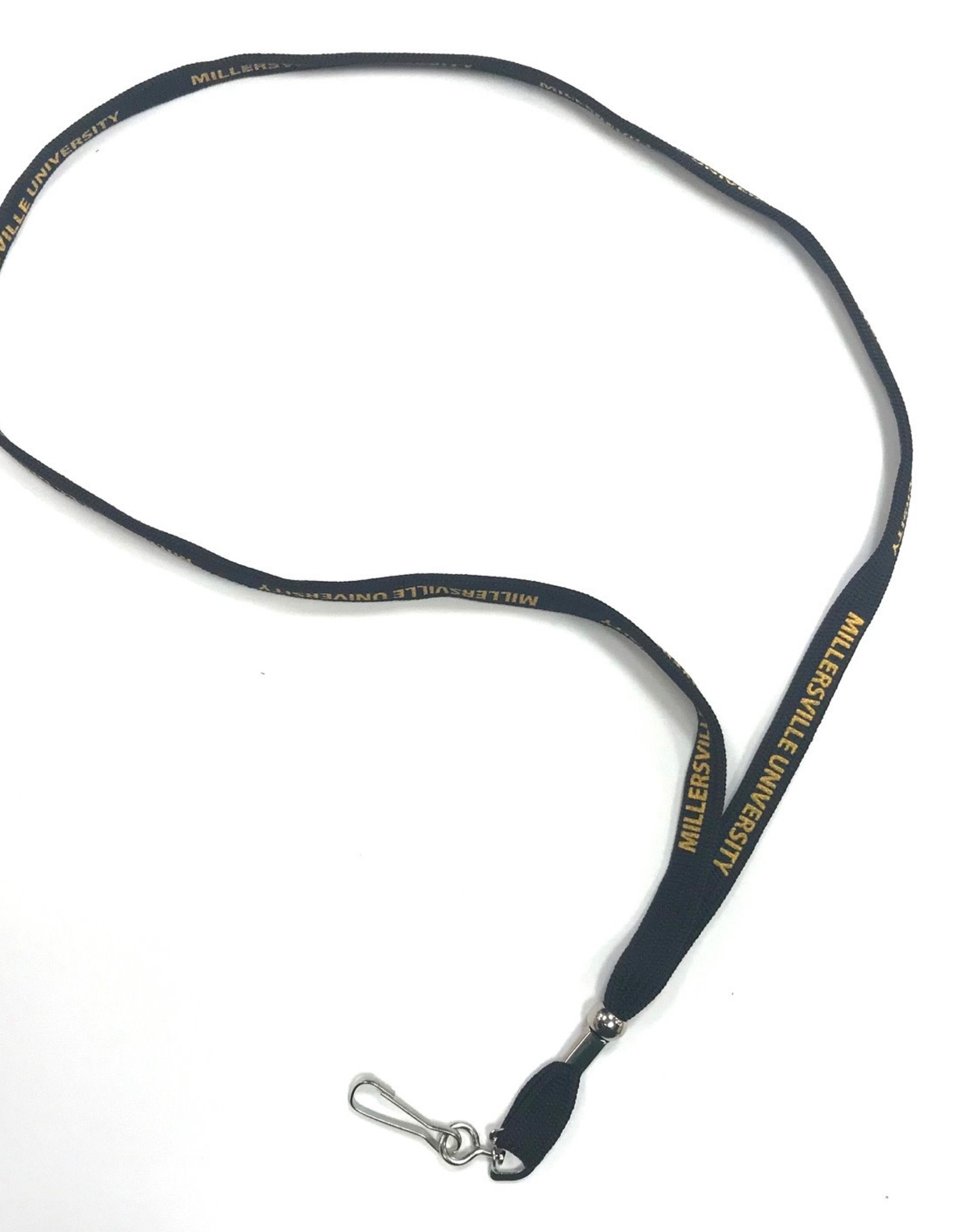 MU Lanyard - Black W/ Gold Text