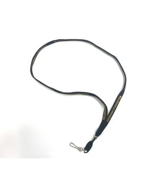 MU Lanyard - Black W/ Gold Text