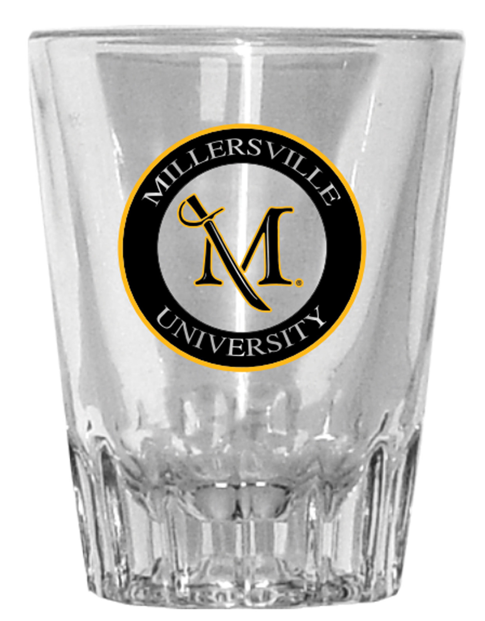 M Sword "Schools" Shot Glass