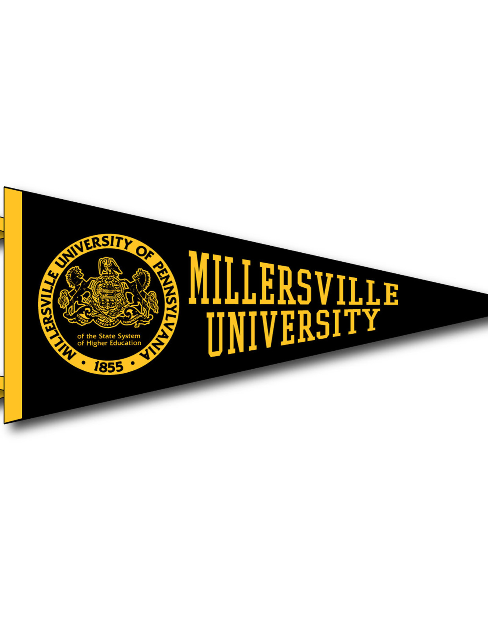 Millersville Seal Pennant - 4x9
