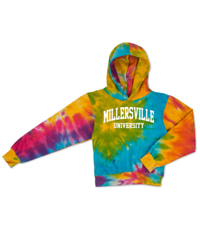 Youth Rainbow Tie Dye Hood