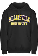 Black Basic Arch Millersville Hooded Sweatshirt