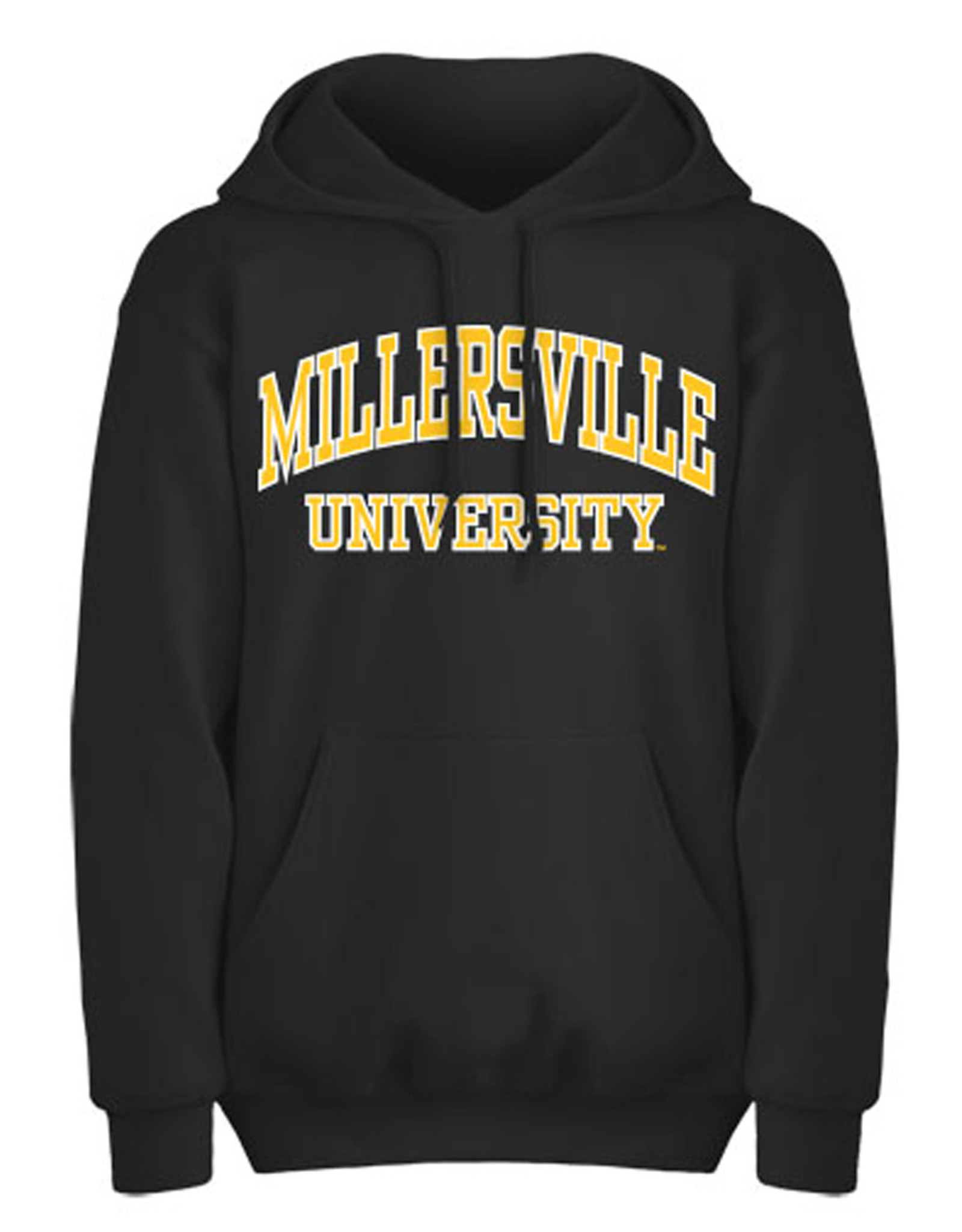 Black Basic Arch Millersville Hooded Sweatshirt