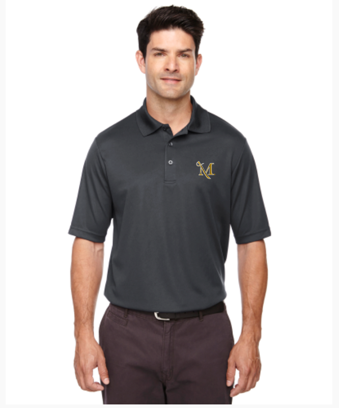 CARBON PIQUE POLO SWRD - Millersville University Store