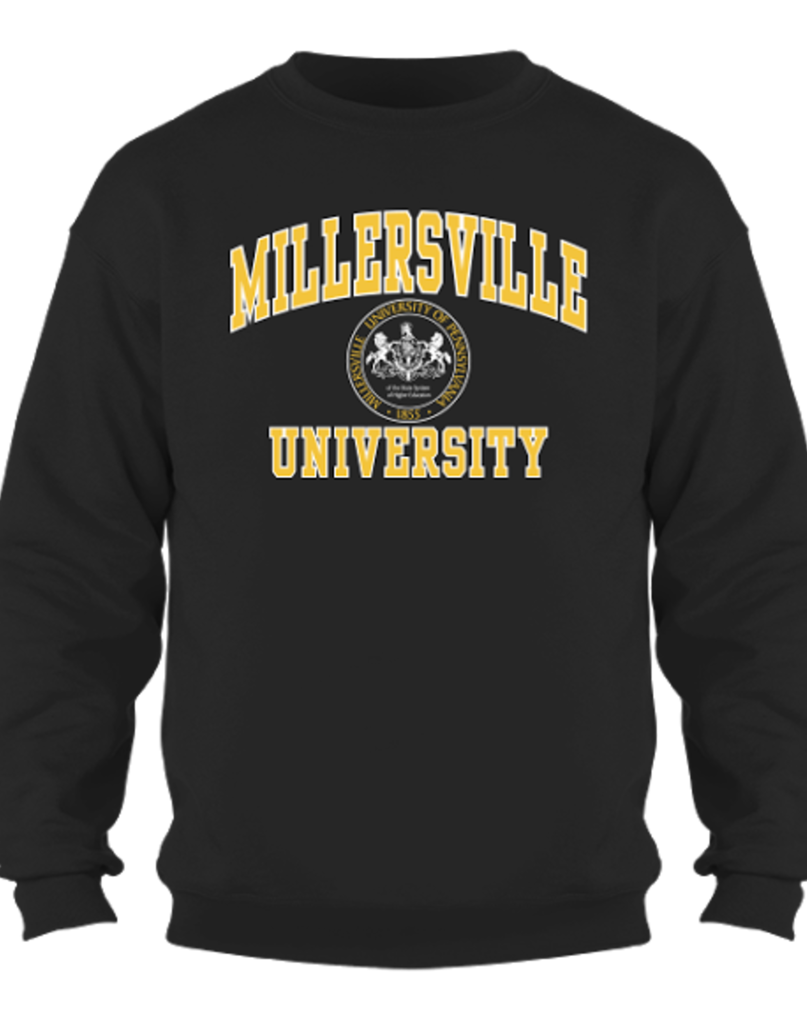 Millersville Seal Crewneck Black