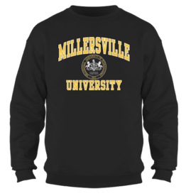 Millersville Seal Crewneck Black
