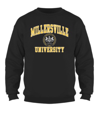 Millersville Seal Crewneck Black