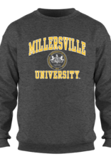 Millersville Seal Crewneck Dark Heather