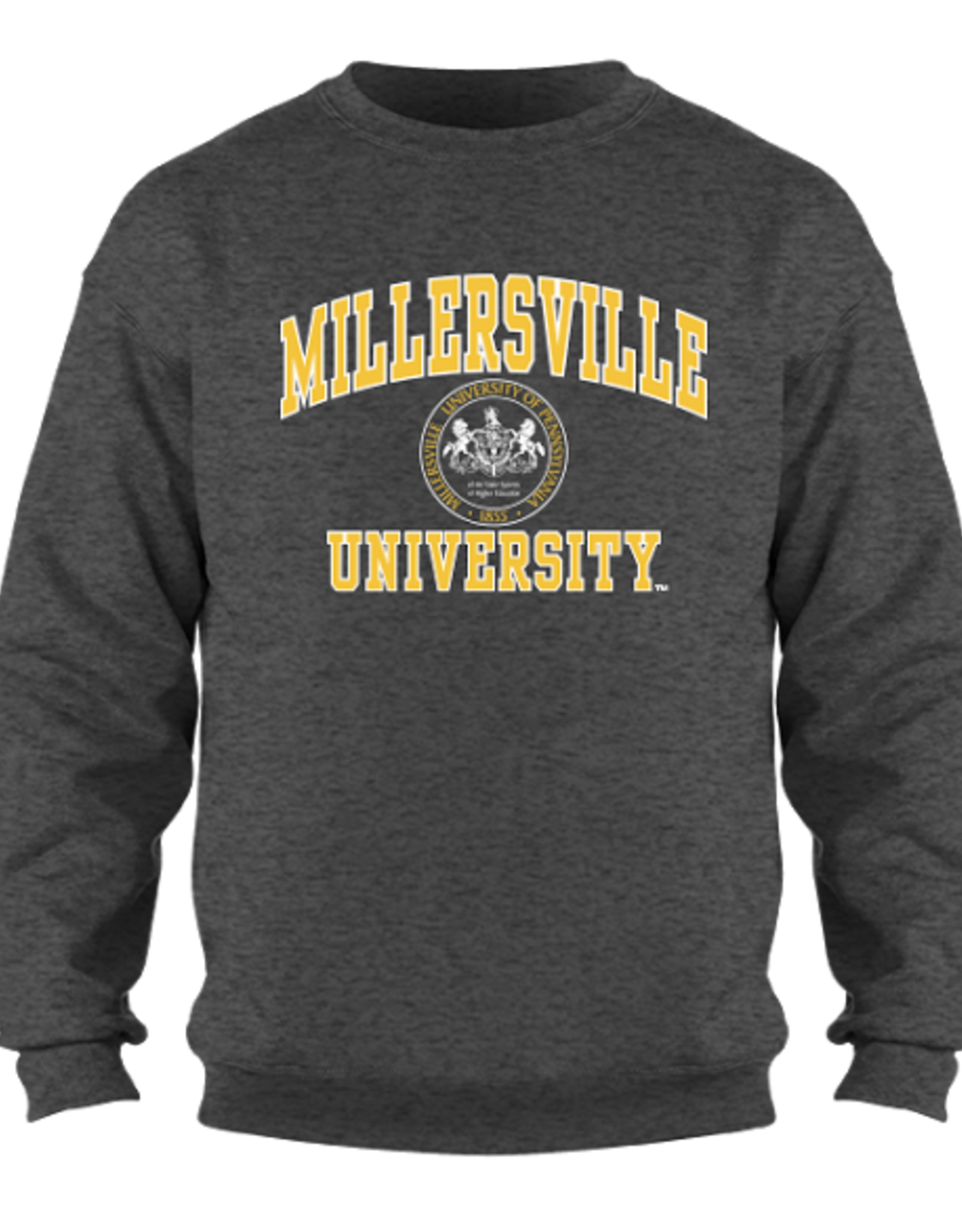 Millersville Seal Crewneck Dark Heather