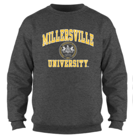 Millersville Seal Crewneck Dark Heather