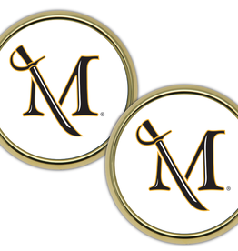 M Sword Coasters - Set of Two
