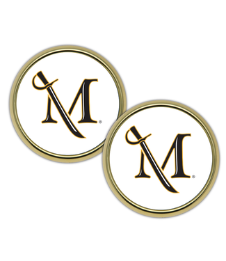 M Sword Coasters - Set of Two