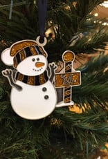 Pewter Snowman Ornament