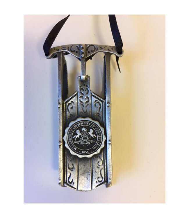 Pewter Sled Ornament