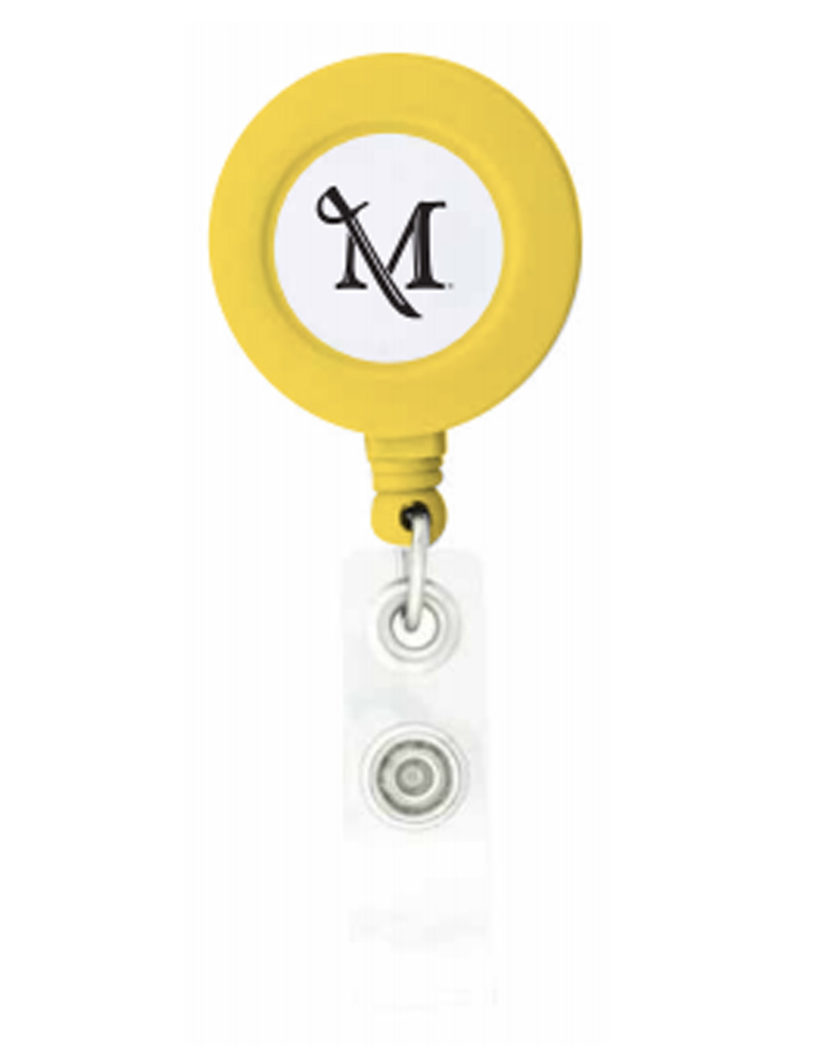 M Sword Badge Holder - Yellow