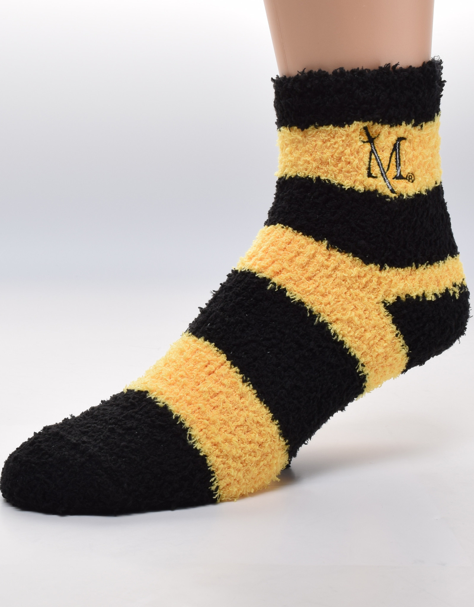 Striped Fuzzy Sock