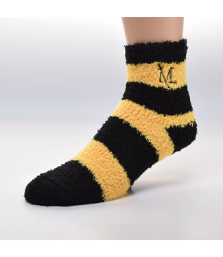 Striped Fuzzy Sock