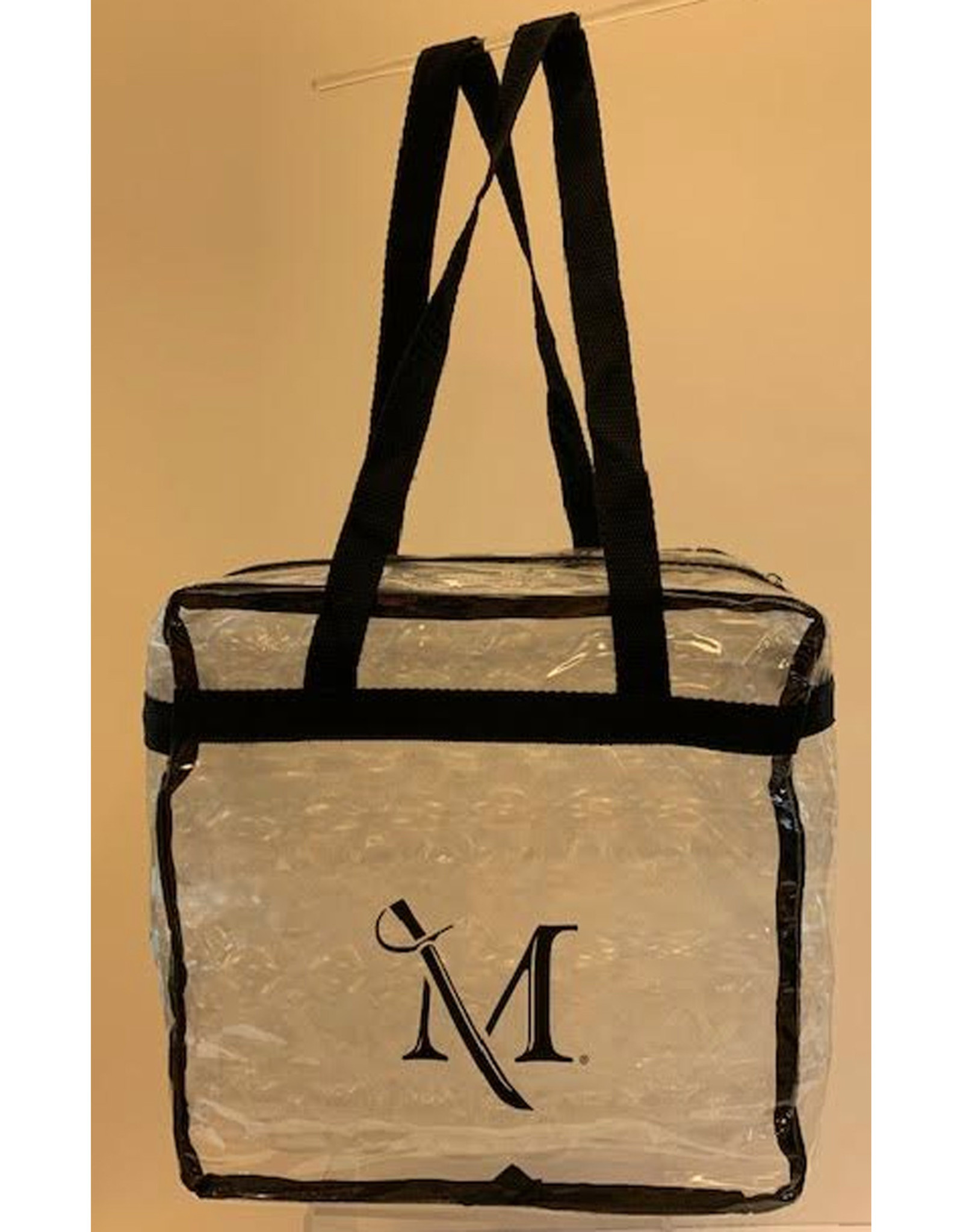 Clear Zippered M Sword Tote